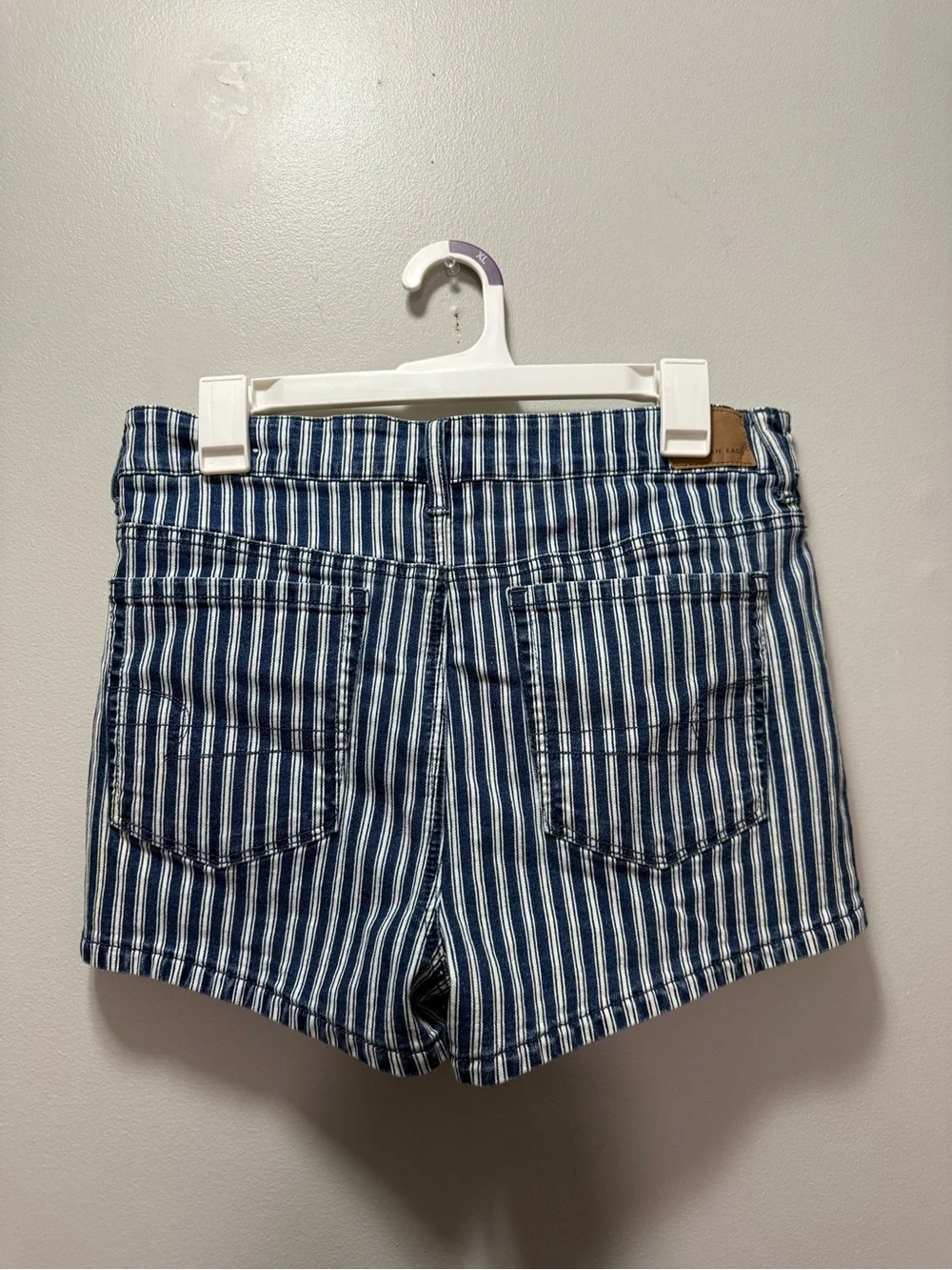 Striped Women’s Denim Shorts